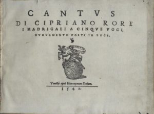 Cantus title page 1542